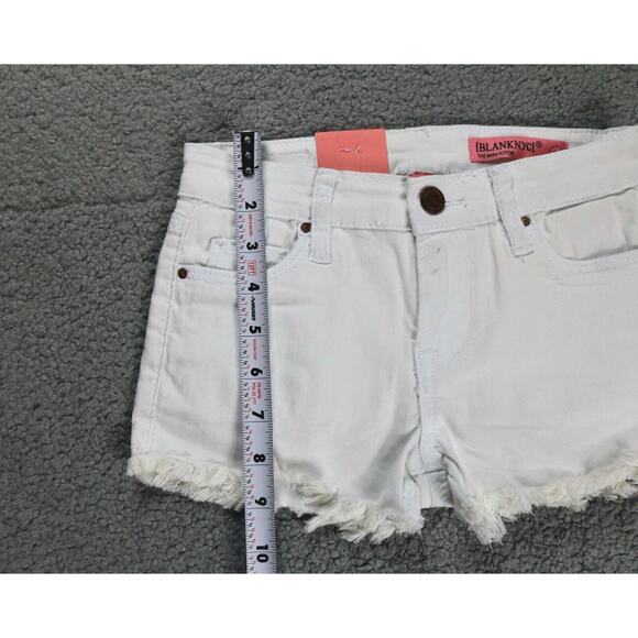 New Blank NYC Shorts Lot of 2 Girls 10 The Mini Astor White Denim Jean Shorts - Picture 4 of 6